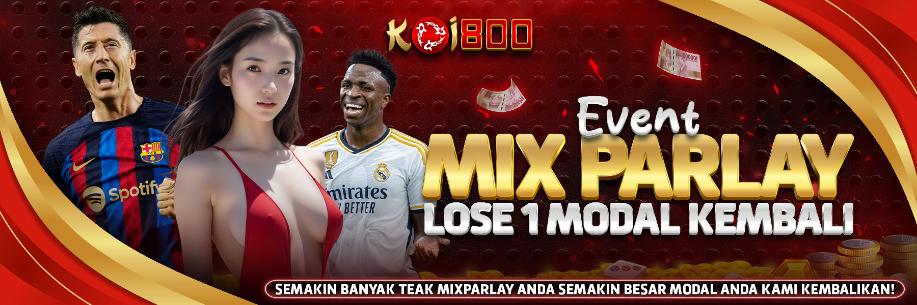 MIX PARLAY KALAH 1 MODAL KEMBALI 100% 